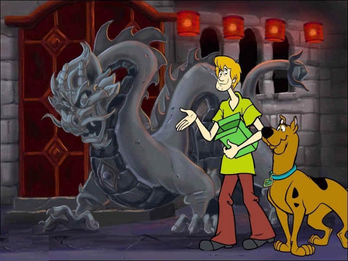 Скриншот из игры Scooby-Doo! Case File #2: The Scary Stone Dragon