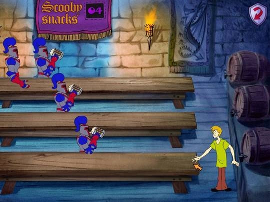 Скриншот из игры Scooby-Doo: Phantom of the Knight
