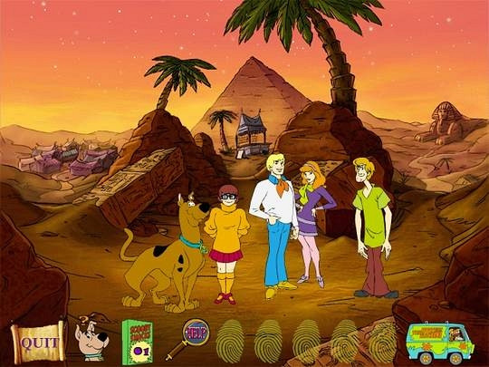 Скриншот из игры Scooby-Doo! Jinx at the Sphinx