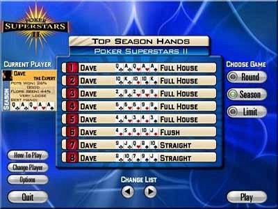 Скриншот из игры Poker Superstars 2