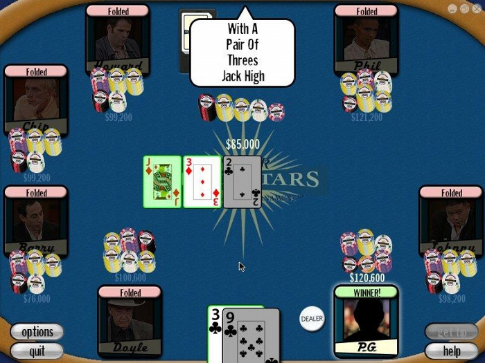 Скриншот из игры Poker Superstars Invitational Tournament