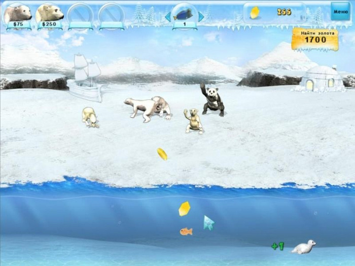 Скриншот из игры Polar Bear Tycoon