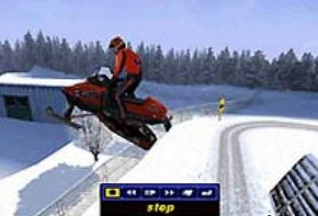 Скриншот из игры Polaris Snocross