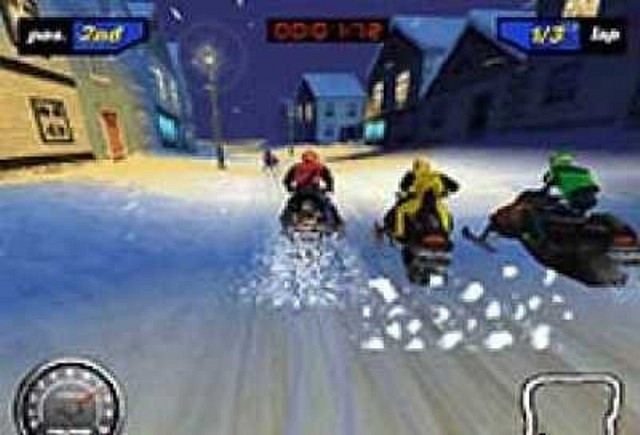 Скриншот из игры Polaris Snocross