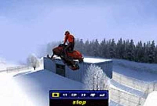 Скриншот из игры Polaris Snocross