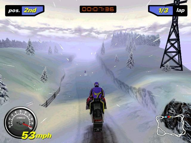 Скриншот из игры Polaris Snocross