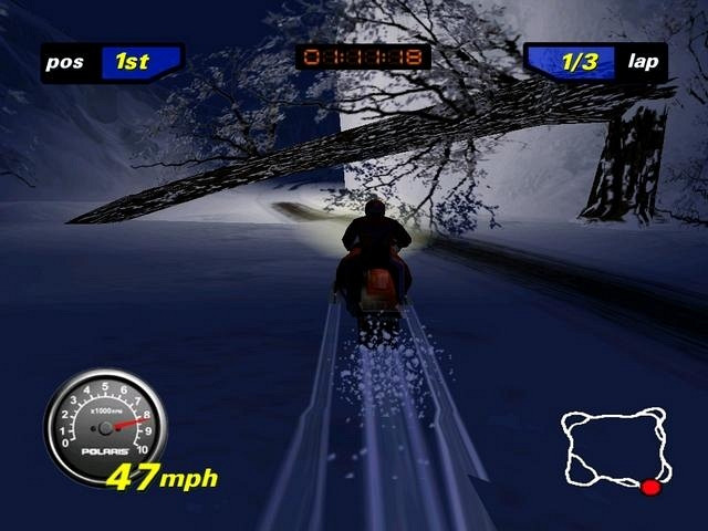 Скриншот из игры Polaris Snocross