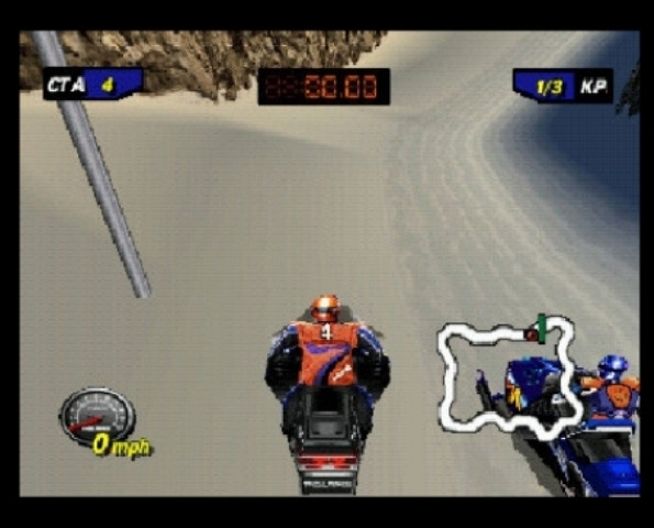 Скриншот из игры Polaris Snocross