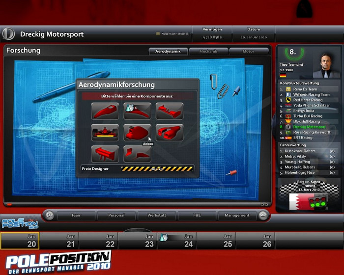 Скриншот из игры Pole Position 2010