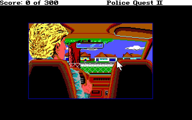 Скриншот из игры Police Quest 2: The Vengeance