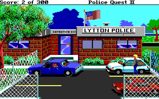 Скриншот из игры Police Quest 2: The Vengeance