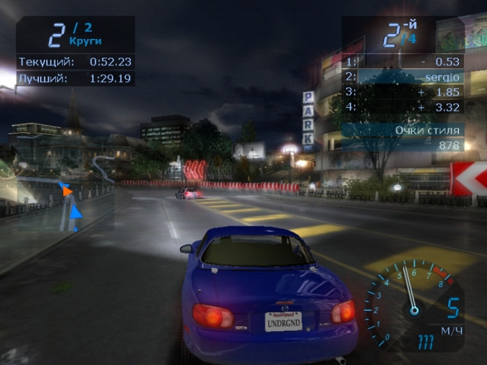Скриншот из игры Need for Speed: Underground