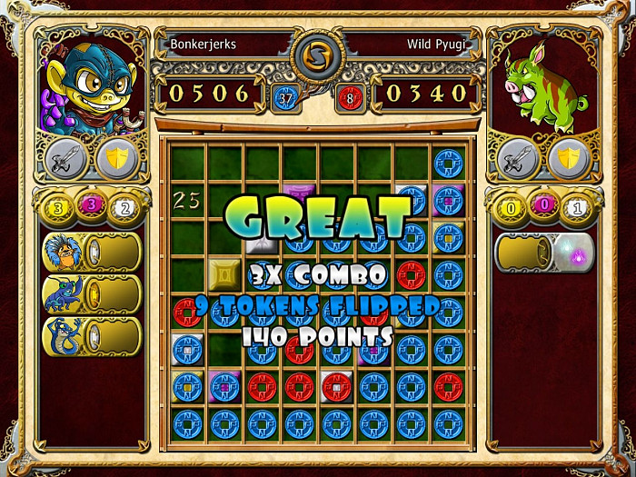 Скриншот из игры Neopets Puzzle Adventure
