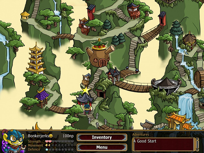 Скриншот из игры Neopets Puzzle Adventure