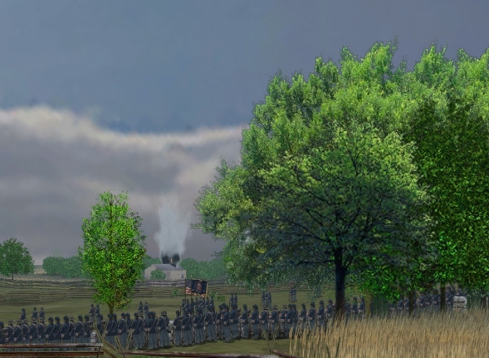 Скриншот из игры Scourge of War: Gettysburg