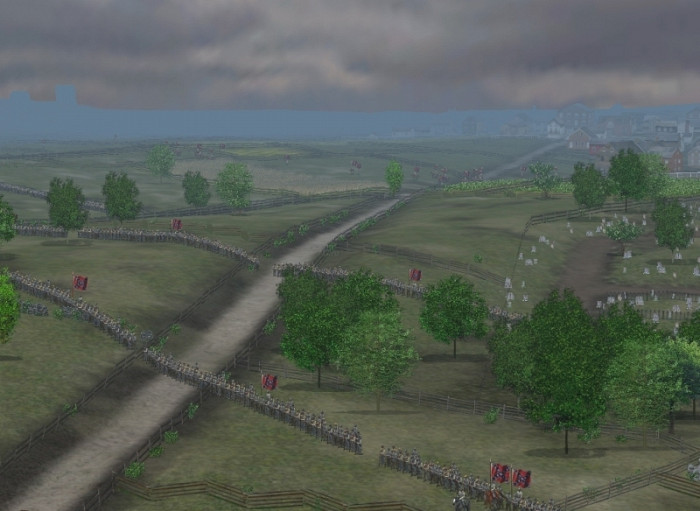 Скриншот из игры Scourge of War: Gettysburg