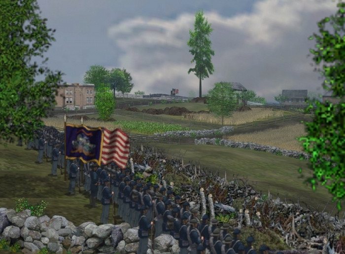 Скриншот из игры Scourge of War: Gettysburg