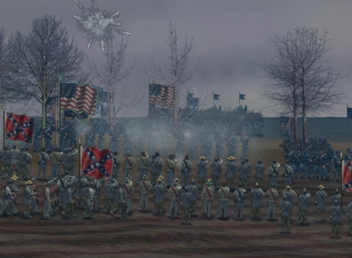 Скриншот из игры Scourge of War: Gettysburg