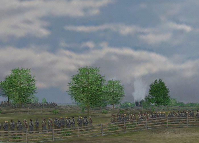 Скриншот из игры Scourge of War: Gettysburg