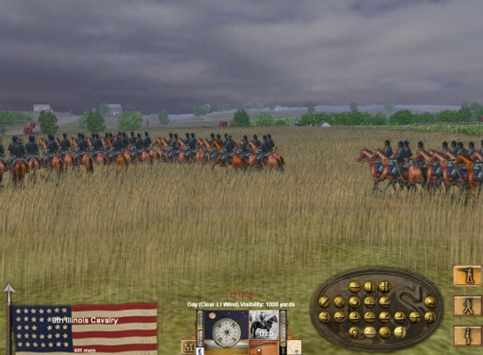 Скриншот из игры Scourge of War: Gettysburg