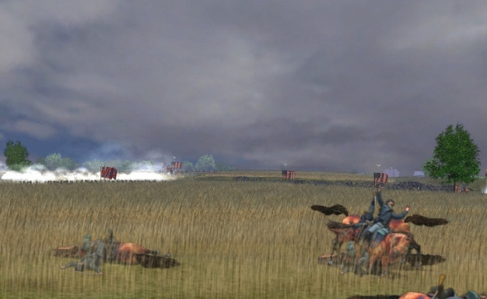 Скриншот из игры Scourge of War: Gettysburg