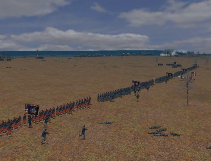 Скриншот из игры Scourge of War: Gettysburg