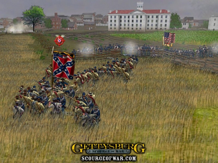 Скриншот из игры Scourge of War: Gettysburg