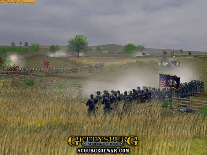 Скриншот из игры Scourge of War: Gettysburg