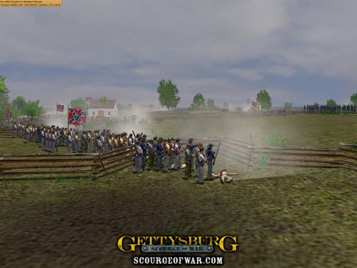 Скриншот из игры Scourge of War: Gettysburg