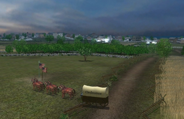 Скриншот из игры Scourge of War: Gettysburg