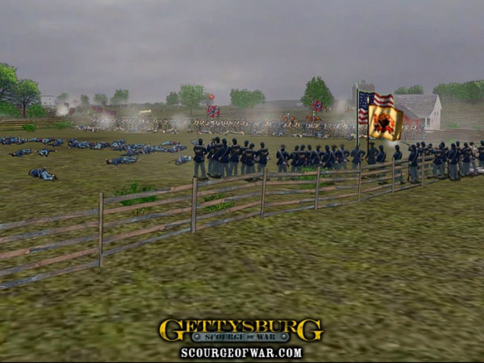 Скриншот из игры Scourge of War: Gettysburg