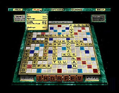 Скриншот из игры Scrabble