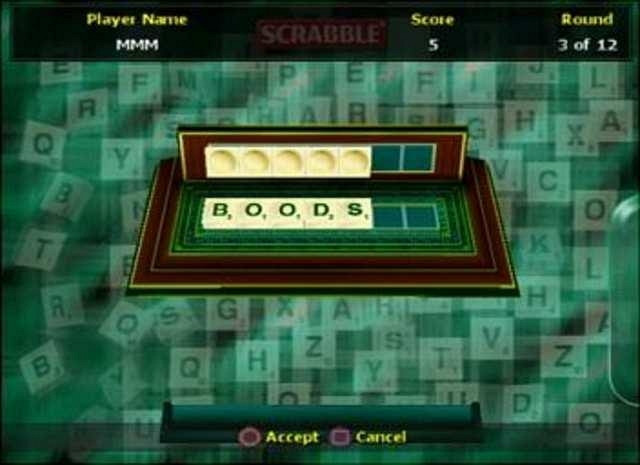 Скриншот из игры Scrabble 2003 Edition