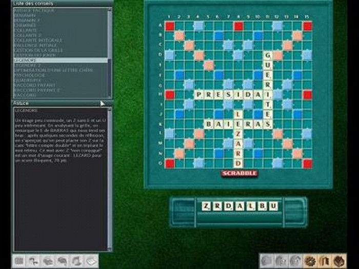 Скриншот из игры Scrabble 2007