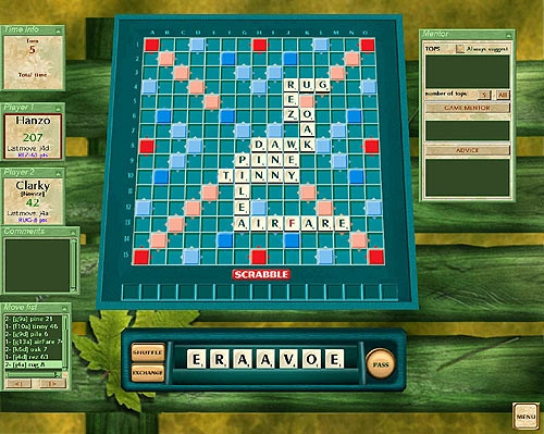 Скриншот из игры Scrabble 2005 Edition