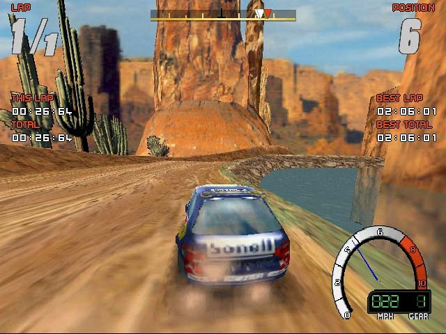 Скриншот из игры Screamer Rally
