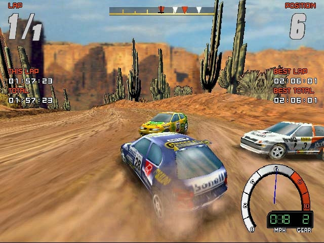 Скриншот из игры Screamer Rally