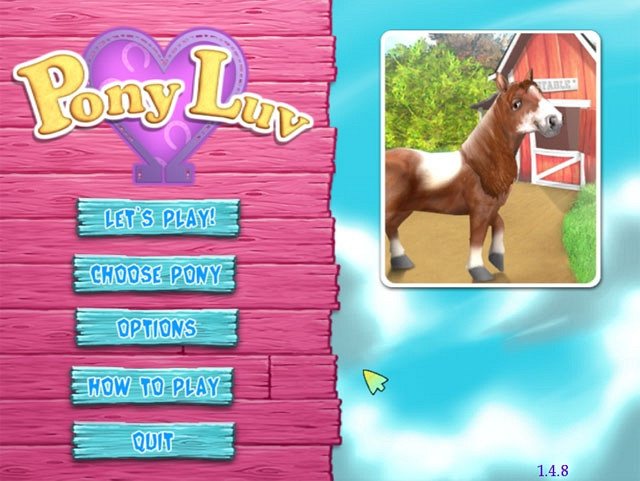 Скриншот из игры Pony Luv