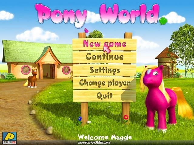 Скриншот из игры Pony World