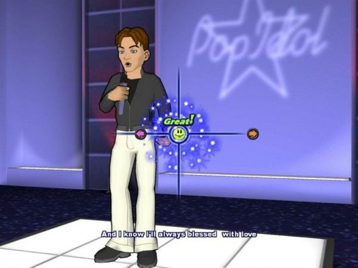 Скриншот из игры Pop Idol (American Idol)