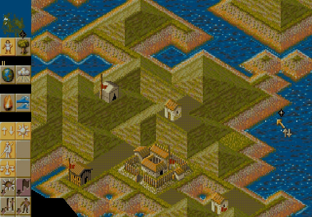 Скриншот из игры Populous 2