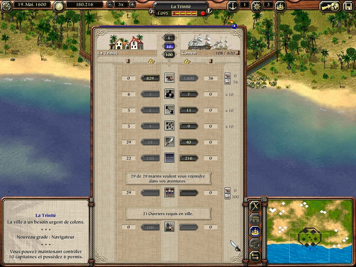 Скриншот из игры Port Royale 2