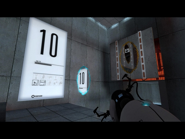 Скриншот из игры Portal