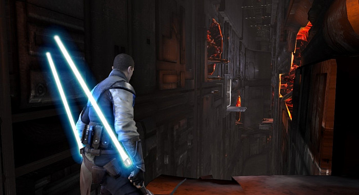Скриншот из игры Star Wars: The Force Unleashed 2