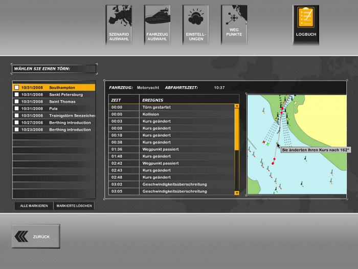 Скриншот из игры Seamulator 2009
