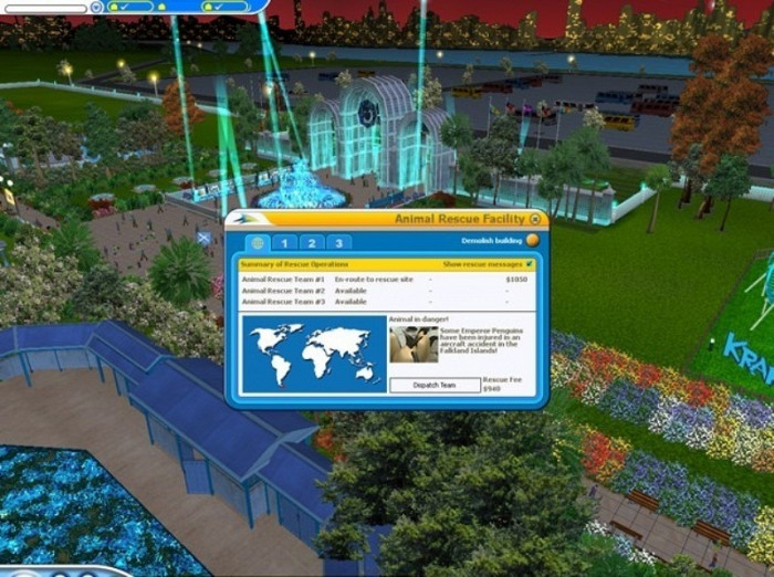 Скриншот из игры SeaWorld Adventure Parks Tycoon