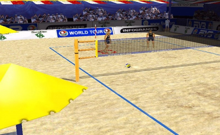 Скриншот из игры Power Spike Pro Beach Volleyball