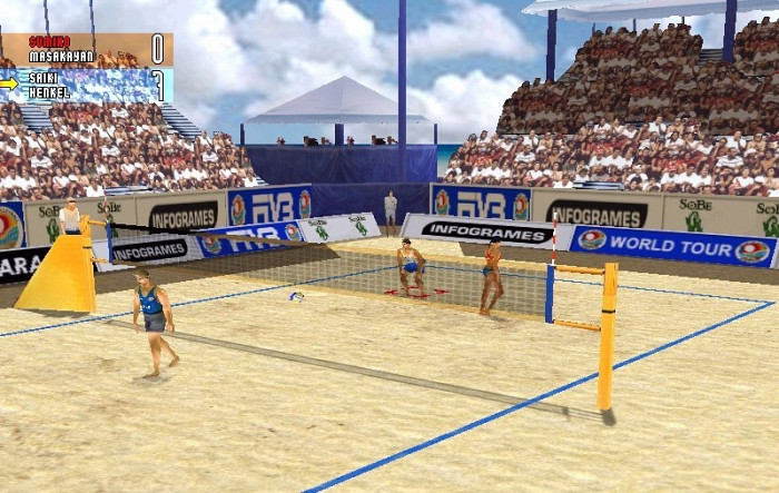 Скриншот из игры Power Spike Pro Beach Volleyball