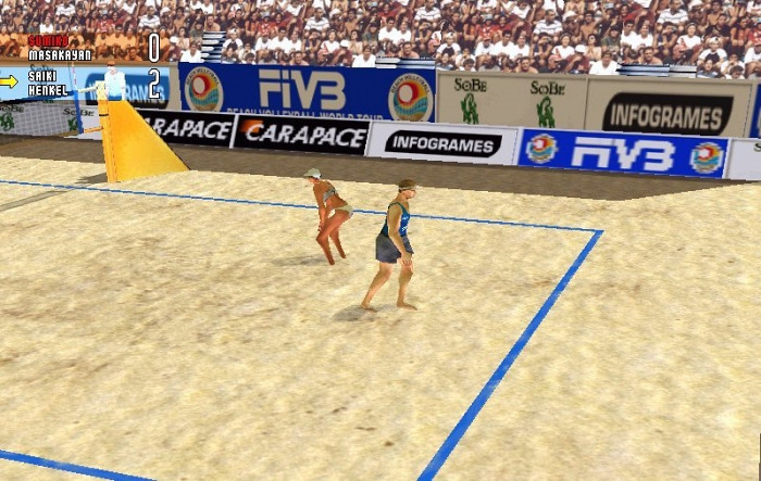 Обложка для игры Power Spike Pro Beach Volleyball