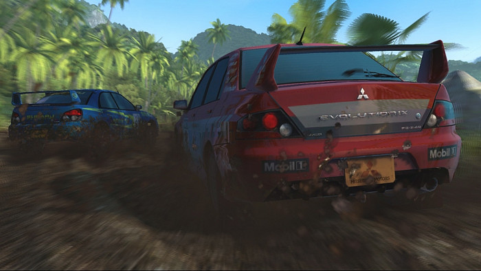 Скриншот из игры SEGA Rally